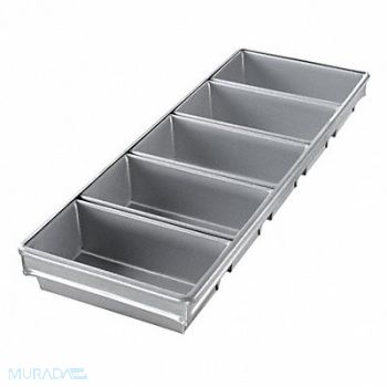 CHICAGO METALLIC Bread Pan 5-Strap 9x4-1/2, 11M729