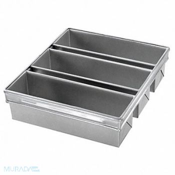 CHICAGO METALLIC Pullman Pan 3-Strap 13x4, 11M737