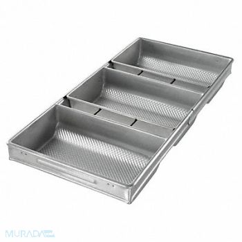 CHICAGO METALLIC Rye Bread/Miche Pan Set, 11M745