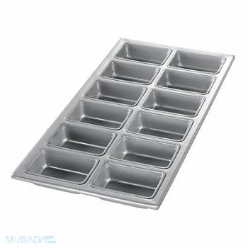 CHICAGO METALLIC Mini Loaf Pan 12 Moulds, 11M748