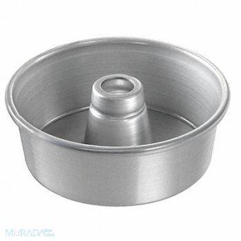 CHICAGO METALLIC Angel Food/Tube Cake Pan Plain 7-1/2, 11M769