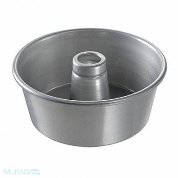 CHICAGO METALLIC Angel Food/Tube Cake Pan Plain 9-1/4, 11M773