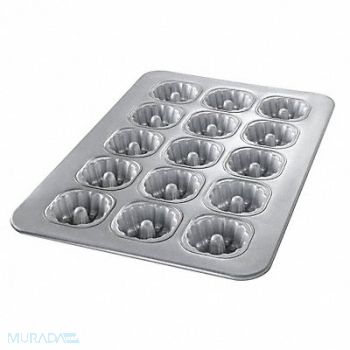 CHICAGO METALLIC Mini Fluted Tube Cake Pan 15 Moulds, 11M802