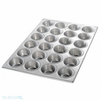 CHICAGO METALLIC Muffin Pan 24 Moulds, 11M834