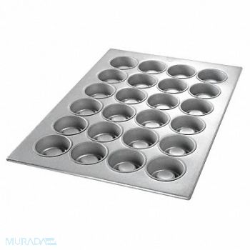 CHICAGO METALLIC Strawberry Shortcake Pan 24 Moulds, 11M845