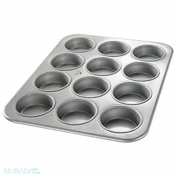 CHICAGO METALLIC Jumbo Muffin Pan 12 Moulds, 11M856