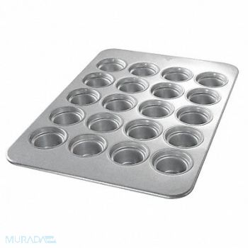 CHICAGO METALLIC Large Crown Muffin Pan 20 Moulds, 11M862
