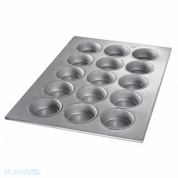 CHICAGO METALLIC Mini Cake Muffin Pan 15 Moulds, 11M869