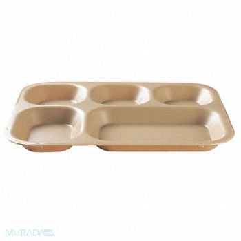 CAMBRO Tray w/ Comprtmnts 10-11/16x13-7/8 Beige, 11N703