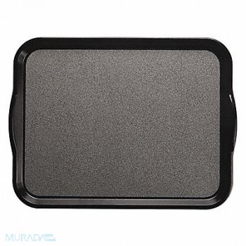CAMBRO Tray w/Handles Non-Skid 15x20 Black, 11N733