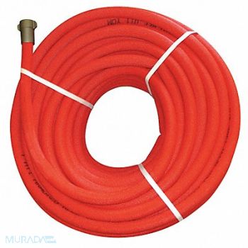 ARMORED REEL Fire Hose 200 ft Red Polyester, 462D70