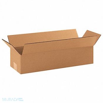 GRAINGER APPROVED Shipping Box 18x6x4 in, 11R236