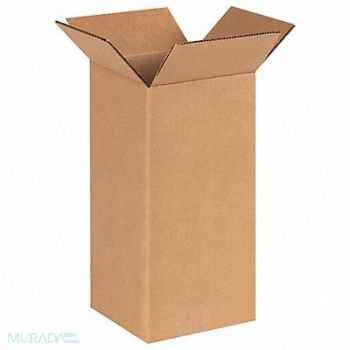 GRAINGER APPROVED Shipping Box 6x6x12 in, 11R283