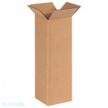 GRAINGER APPROVED Shipping Box 6x6x18 in, 11R284