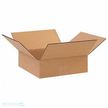 GRAINGER APPROVED Shipping Box 10x10x3 in, 11R310