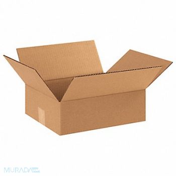 GRAINGER APPROVED Shipping Box 12x10x4 in, 11R323