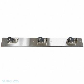 FIAT PRODUCTS Mop Hanger SS 22ga 24In W Wall Mount, 11U259