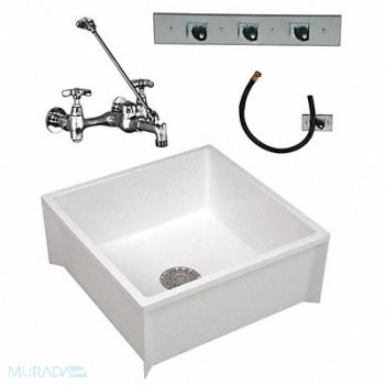 ELMustee Mop Sink Square 24inx24inx10in, 11U264