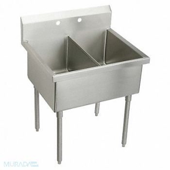 Elkay Scullery Sink Rect 15inx24inx14in, 11U288