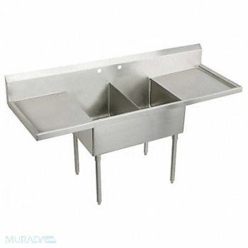 Elkay Scullery Sink Squr 24inx24inx14in, 11U291
