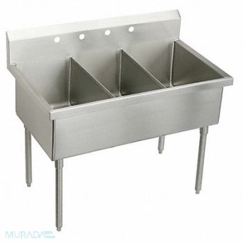 Elkay Scullery Sink Rect 15inx24inx14in, 11U292