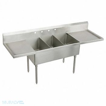 Elkay Scullery Sink Rect 15inx24inx14in, 11U293