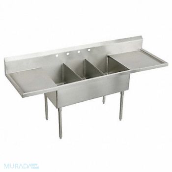 Elkay Scull Sink Squr 24inx24inx12-3/4in, 11U308