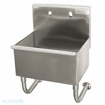 ADVANCE TABCO Utility Sink Rect 18inx14inx12in, 11U338