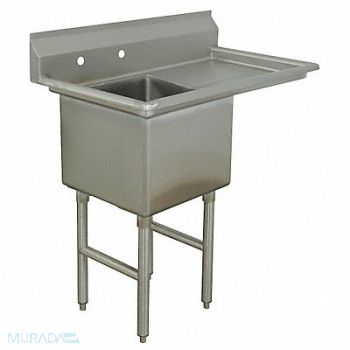 ADVANCE TABCO Scullery Sink Square 18inx18inx14in, 11U361