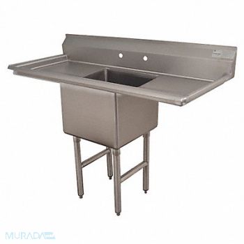 ADVANCE TABCO Scullery Sink Square 18inx18inx14in, 11U362