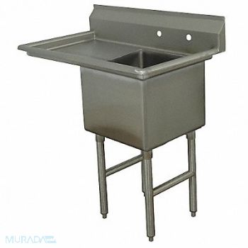 ADVANCE TABCO Scullery Sink Square 24inx24inx14in, 11U364