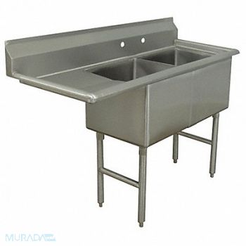 ADVANCE TABCO Scullery Sink Square 24inx24inx14in, 11U372