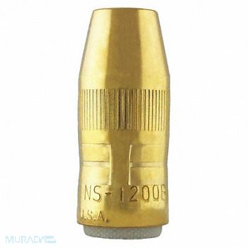 BERNARD Brass Conical MIG Welding Nozzle, 11Z550