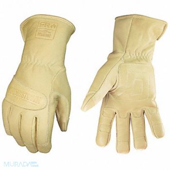 YOUNGSTOWN GLOVE CO. FR Ultimate WPUtility Glv Leather 2XL PR, 25K917