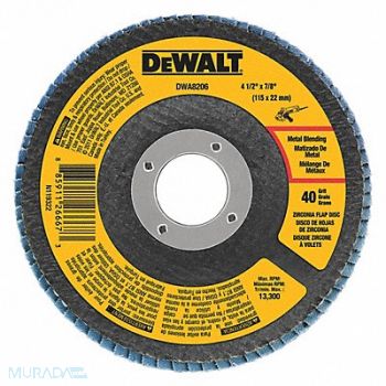 DEWALT Zirconia Flap Disc T29 40Grit 4.5 x7/8, 120W37