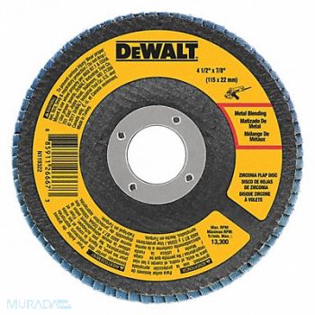 DEWALT Zirconia Flap Disc T29 80Grit 4.5 x7/8, 120W39