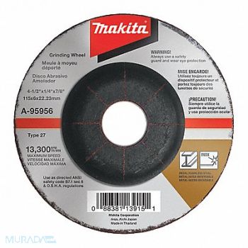 MAKITA Grinding Wheel 4-1/2, 120Z18