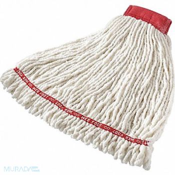 RUBBERMAID COMMERCIAL PRODUCTS Web Foot Mop White Cotton/Synthetic, 124U51