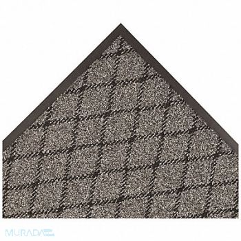 NOTRAX Carpeted Entrance Mat Charcoal 4ft.x6ft., 6MRV3