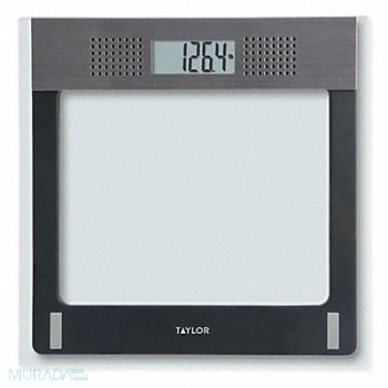 TAYLOR Personal Bath Scale Stainless Steel, 126K52