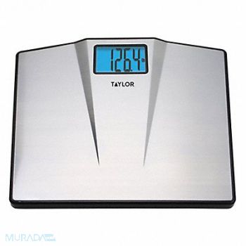 TAYLOR Personal Bath Scale SS 550 lb Capacity, 126K55