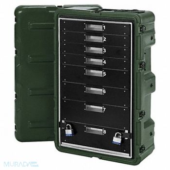 PELICAN Medical Case 8 Drwr 32.75Lx20.87Wx12.61D, 12A013