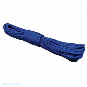 ALL GEAR Round Braid Ppl Rope 3/8In Dia 100ft L, 12A620