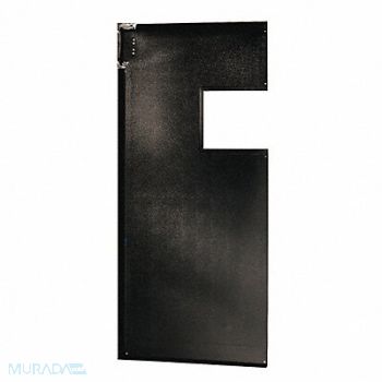 CHASE Flexible Swinging Door 8 x 3 ft Black, 12A746
