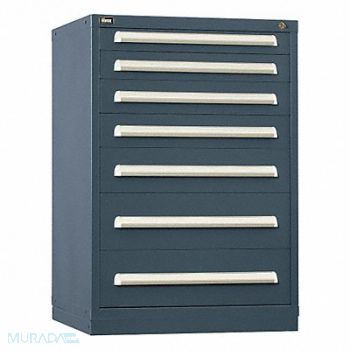VIDMAR Mod Drawer Cab 44 H 7 Drawer Light Gray, 12C826