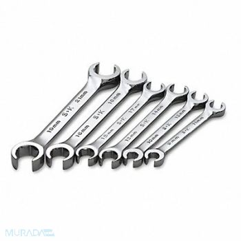 SK PROFESSIONAL TOOLS Flare Nut Wrench Set 6 Pieces 6 Pts, 12D226