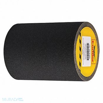 CONDOR AntiSlip Tape 60 ftLx1 inW BLK 80 Grit, 12E830