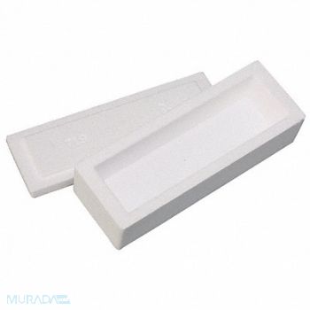 POLAR TECH Lab Tube Mailer White PK50, 12F267