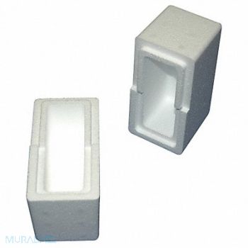 POLAR TECH Petri Dish Mailer White PK80, 12F281