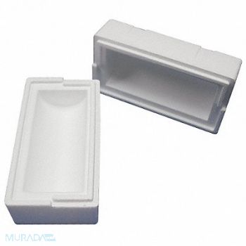 POLAR TECH Petri Dish Mailer White PK24, 12F282